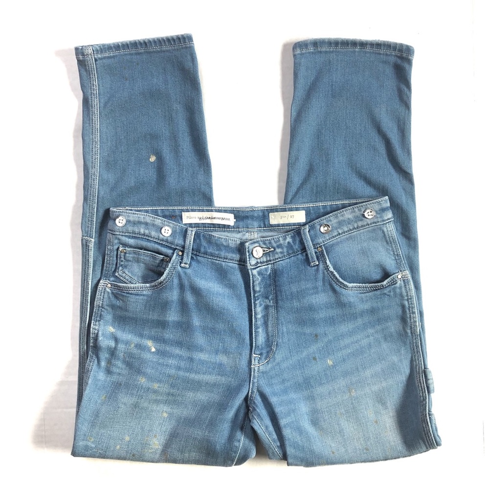 Anthropologie Pilcro Straight Leg Painters Jeans